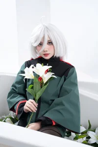 Stunning Miorine Rembran Cosplay by PoppaChan from Mobile Suit Gundam: The Witch from Mercury – High-Quality Anime Photography and Video Collection-5