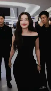 Chi Pu's Stunning Black Dress: Captivating Beauty & Elegant Style at Event.-0