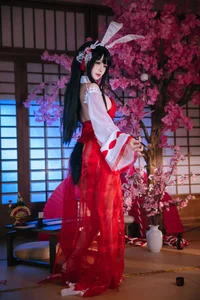 Stunning Azur Lane Oyama Bunny Girl Cosplay by Ri Nai Jiao: Exclusive 47P High-Definition Image Collection for Anime and Gaming Fans-23
