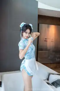 Discover Shi An An's Captivating Charm in XingYan Vol.414: Modern Oriental Elegance-13