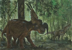 Discover Einiosaurus: The Fascinating Hook-Horned Ceratopsian Dinosaur of the Late Cretaceous Period Found in Montana's Fossil Beds-7
