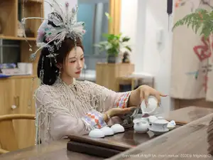 XiuRen No.10736: Li Shuang Er's Ancient Charm & Mesmerizing Guzheng Melody-28