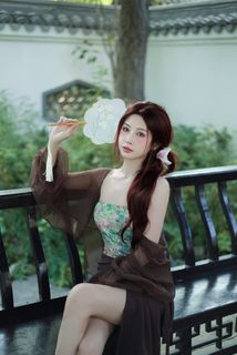 East Asian Girl Portrait: Elegant Traditional Aesthetic Beauty-3