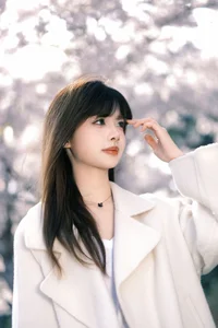 Spring Muse: Elegant Minimalism Amidst the Ethereal Cherry Blossom Bloom-4