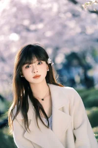 Spring Muse: Elegant Minimalism Amidst the Ethereal Cherry Blossom Bloom-15