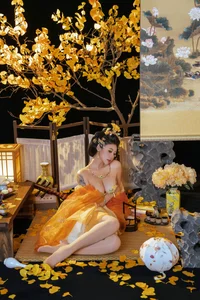 Elegant Golden Moon Cosplay: Nai Xi Jiang Nice in Traditional Chinese Inspired Fantasy Photo Series (91P)-5