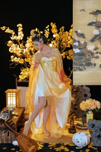 Elegant Golden Moon Cosplay: Nai Xi Jiang Nice in Traditional Chinese Inspired Fantasy Photo Series (91P)-9