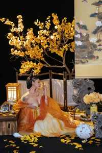 Elegant Golden Moon Cosplay: Nai Xi Jiang Nice in Traditional Chinese Inspired Fantasy Photo Series (91P)-26