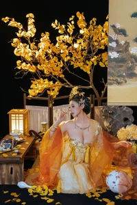 Elegant Golden Moon Cosplay: Nai Xi Jiang Nice in Traditional Chinese Inspired Fantasy Photo Series (91P)-17