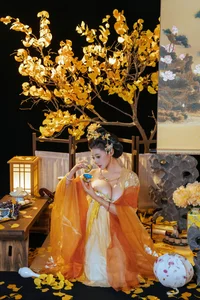 Elegant Golden Moon Cosplay: Nai Xi Jiang Nice in Traditional Chinese Inspired Fantasy Photo Series (91P)-31