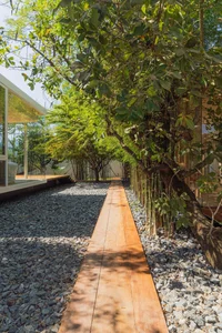 Modern Minimalist Glass and Wood Forest Retreat: A Serene One-Story Sanctuary for Slow Living and Nature Immersion-3