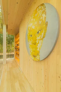 Modern Minimalist Glass and Wood Forest Retreat: A Serene One-Story Sanctuary for Slow Living and Nature Immersion-19