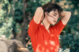 Elegant Red Dress Fashion Series - YiTuYu Art Language Vol.9294 featuring Model Rou Rou Xian Tuan Zi-7