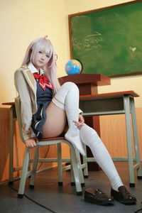 Charming Airi Classmate in Student Uniform Tukuku. Discover the Allure of Schoolgirl Cosplay.-7