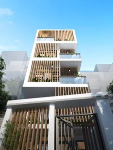 Modern Facade Sunshade Solutions: Elevating Aesthetic and Cooling Efficiency for Urban Homes-9