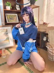 Blue Archive Hayase Yuuka Gym Suit Cosplay by Hoshilily Xing Zhi Chi Chi - Exclusive 70P Photo Set and Video-0