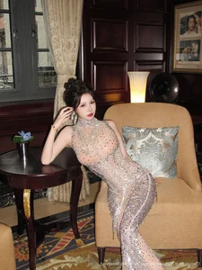 Classic Elegance: Yin Tian Tian Sunny in XiuRen No.10802 Shanghai Sessions-21