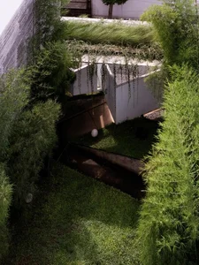 Modern Tropical 600m2 Garden House in Bandung: Folded Rooms Garden's Innovative Layered Architecture and Eco-Friendly Urban Living Design-20