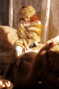 Stunning Winter Night Aesthetic Photography: Pa Pa Xiao Gong Zhu in YiTuYu Art Language Vol.9156-14