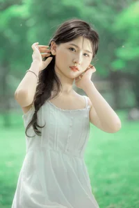 Ethereal Summer Muse: Saikuwako Captivates in YiTuYu’s Latest Art Language Collection-10