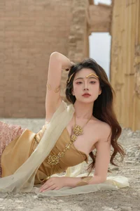 Ethereal Sacred Ruins Cosplay Collection by Nian Nian: Captivating Fantasy Photography and Traditional Aesthetic Inspiration-17