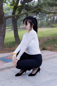 Chiness Model No.2337 Xiao Jiu: High Heels, White Socks, Elegant Style-15