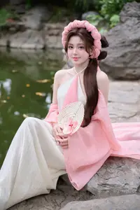Graceful Vietnamese Beauty: A Modern Traditional Muse in a Serene Setting-3