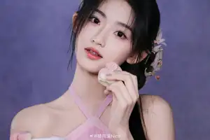 Captivating Elegance: Young Woman Prepares Ancient Herbs with Mortar and Pestle.-8