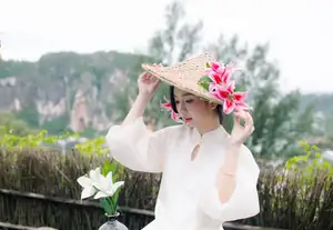 Elegant Vietnamese Beauty with Flowers-16