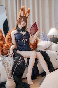 Ethereal Grace: Amagi's Evening Gown Cosplay by Yu Yu - An Azur Lane Masterpiece-21