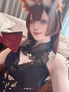 Ethereal Grace: Amagi's Evening Gown Cosplay by Yu Yu - An Azur Lane Masterpiece-33