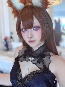 Ethereal Grace: Amagi's Evening Gown Cosplay by Yu Yu - An Azur Lane Masterpiece-25