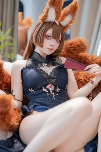 Ethereal Grace: Amagi's Evening Gown Cosplay by Yu Yu - An Azur Lane Masterpiece-15