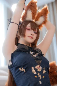 Ethereal Grace: Amagi's Evening Gown Cosplay by Yu Yu - An Azur Lane Masterpiece-14