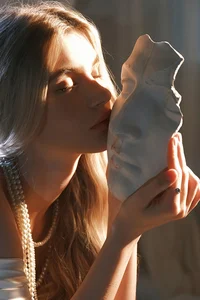 Elegant Fashion Portraiture: YiTuYu Art Language Vol.9266 Featuring Model Albina – Artistic Shadow and Light Photography Collection-11