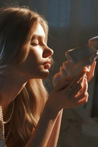 Elegant Fashion Portraiture: YiTuYu Art Language Vol.9266 Featuring Model Albina – Artistic Shadow and Light Photography Collection-12