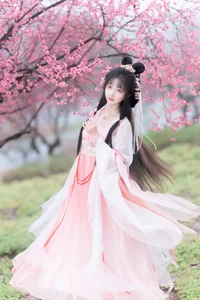 A Floral Dreamscape: YiTuYu Vol.8854 Qi Luo Sheng De Xiao Su Su in Hanfu-13