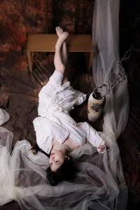 Modern Chinese Fashion Photography: Art Language Vol.9385 featuring Model Wa Sai - Stunning Contemporary Asian Style and Artistic Portraits-6