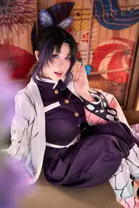 Coser Hane Ame as Alluring Shinobu Kocho from Demon Slayer 9123902855-6