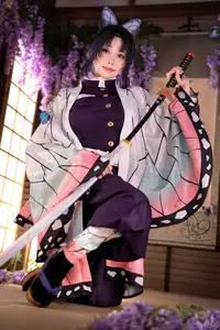 Coser Hane Ame as Alluring Shinobu Kocho from Demon Slayer 9123902855-7