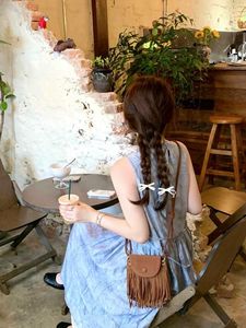 Gentle Beautiful Girl: Alluring Black Braided Ponytail Hairstyle - Elegant Look-3