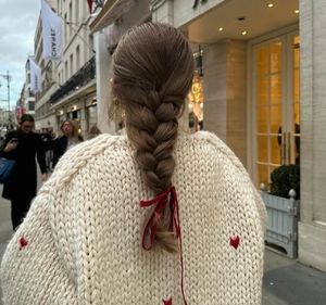 Gentle Beautiful Girl: Alluring Black Braided Ponytail Hairstyle - Elegant Look-11