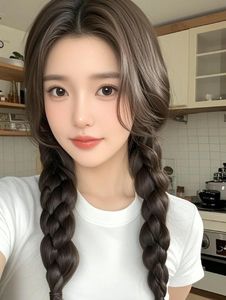 Gentle Beautiful Girl: Alluring Black Braided Ponytail Hairstyle - Elegant Look-27