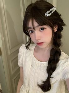 Gentle Beautiful Girl: Alluring Black Braided Ponytail Hairstyle - Elegant Look-30