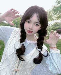 Gentle Beautiful Girl: Alluring Black Braided Ponytail Hairstyle - Elegant Look-6