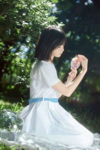 Dreamy Summer Aesthetic: Bu Chi Ban Fan in YiTuYu Art Language Vol.9367 - Elegant High-Quality Portrait Photography Collection-5