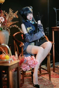 Stunning Ryuuge Kisaki Cosplay by Gong Ben Sakura – Blue Archive Shanhaijing President Photo Collection-4