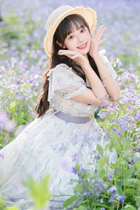 Elegant Floral Portrait Series: Xia Yu Xiao Nian in Art Language Vol.9306 – Aesthetic Nature Photography and Fashion Inspiration-8