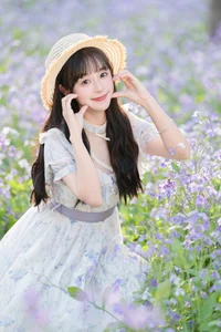 Elegant Floral Portrait Series: Xia Yu Xiao Nian in Art Language Vol.9306 – Aesthetic Nature Photography and Fashion Inspiration-15