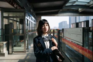 Urban Subway Portrait Photography: YiTuYu Art Language Vol.9127 Featuring Qi Qi in a Cinematic Metro Setting-9